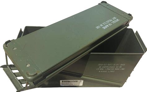 40 cal metal ammo boxes|m116a2 ammo can.